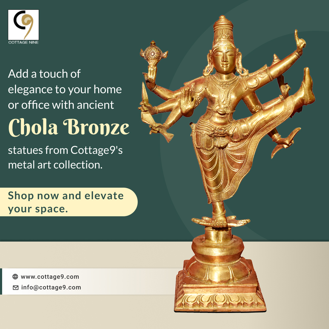 cottagenine's tweet photo. Enhance the aesthetic of your home or office with the timeless elegance of Chola bronze statues from Cottage9's remarkable metal art collection
Shop now: https://t.co/I62VqZmn4q
#Cottage9 #BronzeStatues #HomeDecor #InteriorDesign #ArtLovers #ArtCollector #Artisanal #Handcrafted https://t.co/dCej86szcS