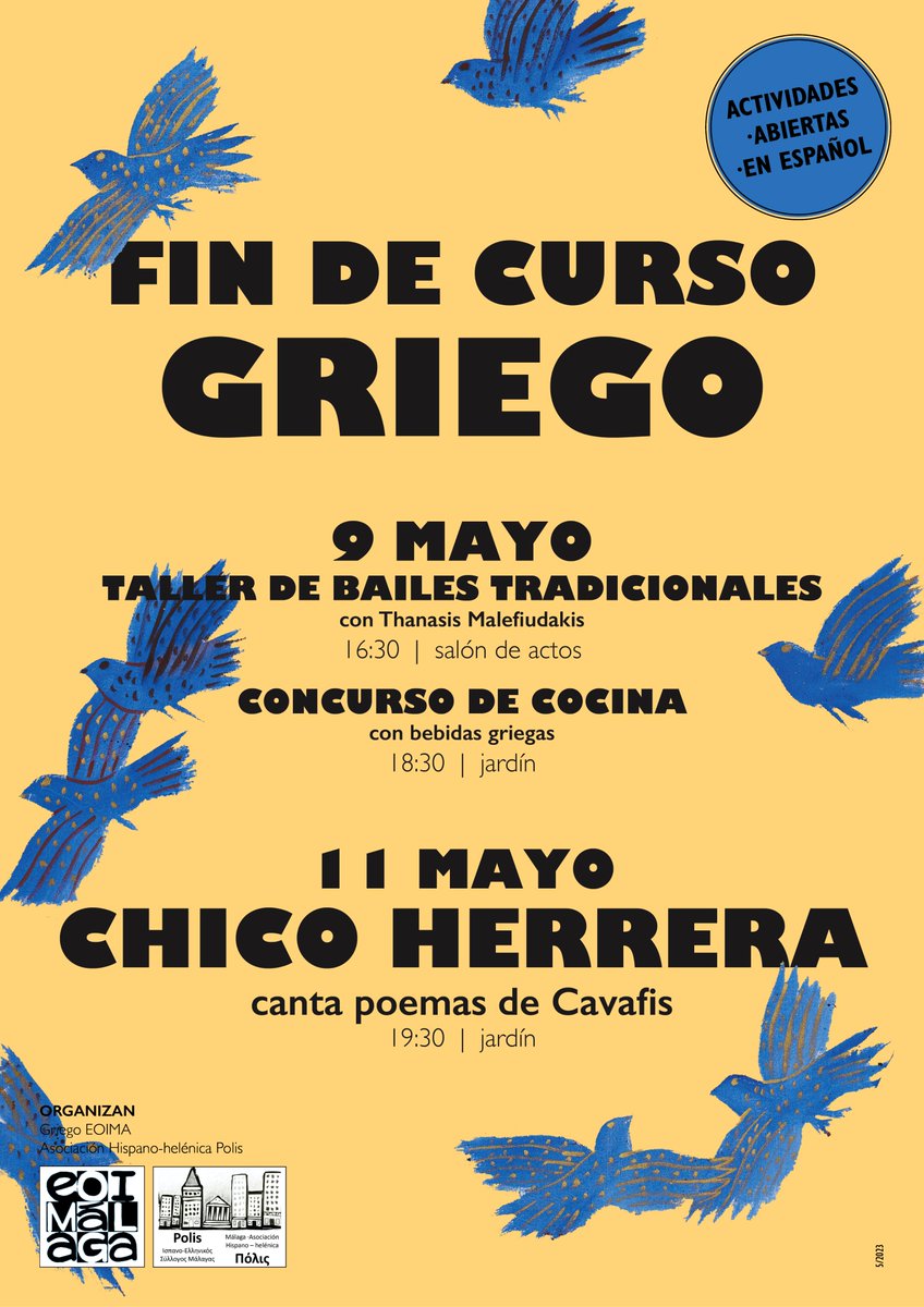 Esta semana, actividades para celebrar el fin de curso en la EOI… 
¡Os esperamos!