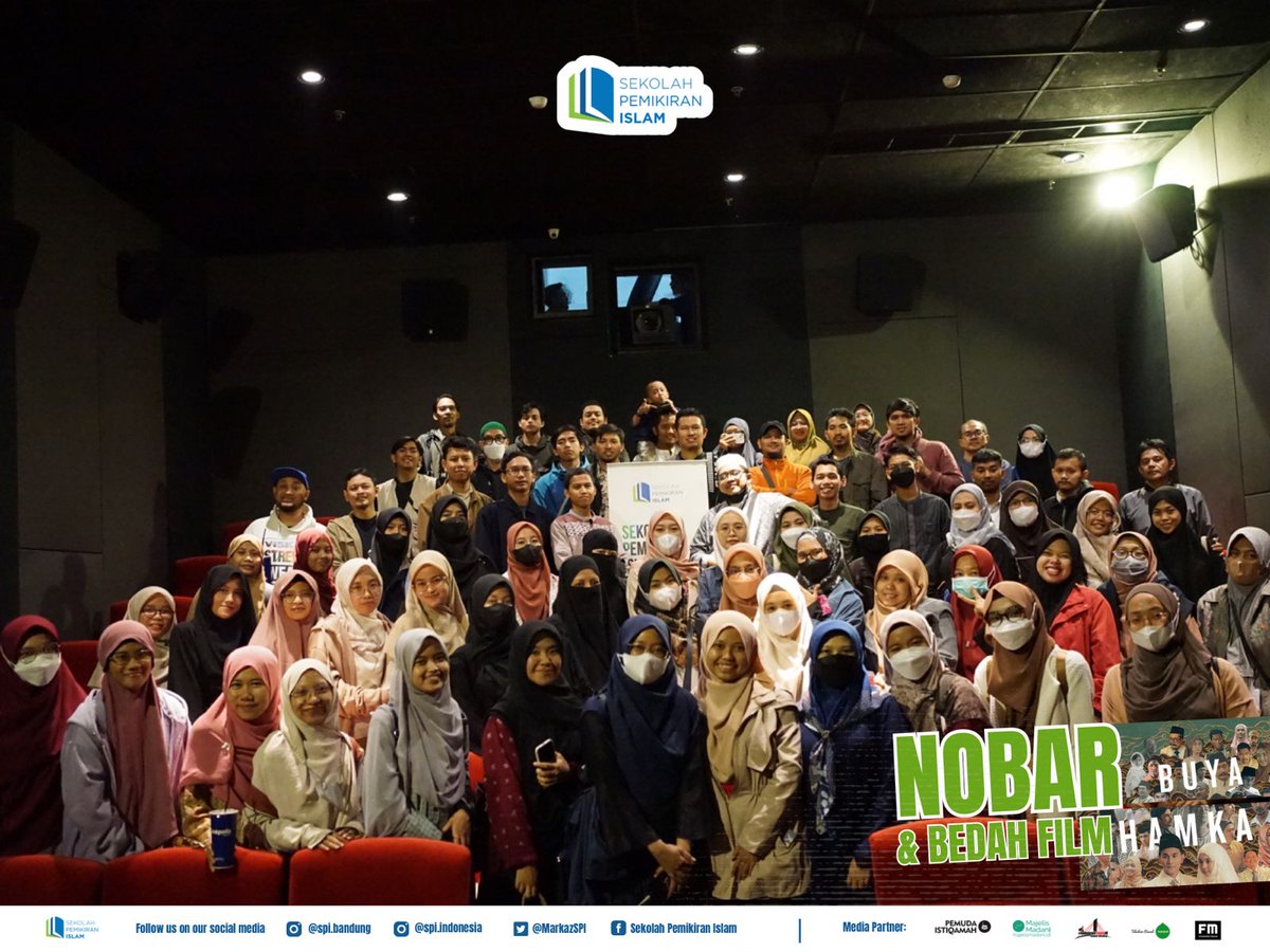 Nobar &amp; bedah film: "Buya Hamka" with SPI Bandung &amp; <a href="/ITJBandung/">🇮🇩IG: ITJBdg🇵🇸</a> . Semangat selalu:  <a href="/VinoGBastian__/">Vino G.Bastian</a> <a href="/Bellaudyaa/">Laudya Cynthia bella</a> 
  hidayatullah.com/berita/2023/05…