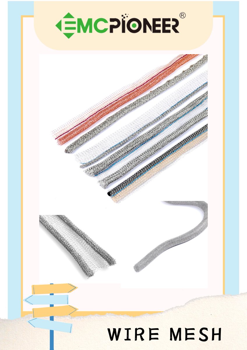 EMCPIONEER_EMC's tweet photo. Various materials and specifications of knitted wire mesh are used in different environments, welcome to consult. Customization is acceptable.
https://t.co/GZUDuPV3pp sales@emc-emi.com https://t.co/z0O7xG4kMX