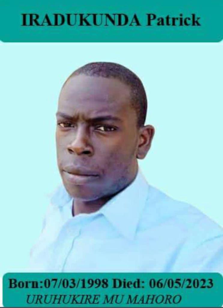 SNtirus's tweet photo. Biragora kwakira inkuru mbi nk'iyi, umunyeshuri nigishije Imana yamwisubije hakiri kare. Imana ikomeze kumwiyereka iteka aruhukire mu mahoro. 😭😭😭😭😭
#RIPPatrick https://t.co/yQvzZ15MuJ
