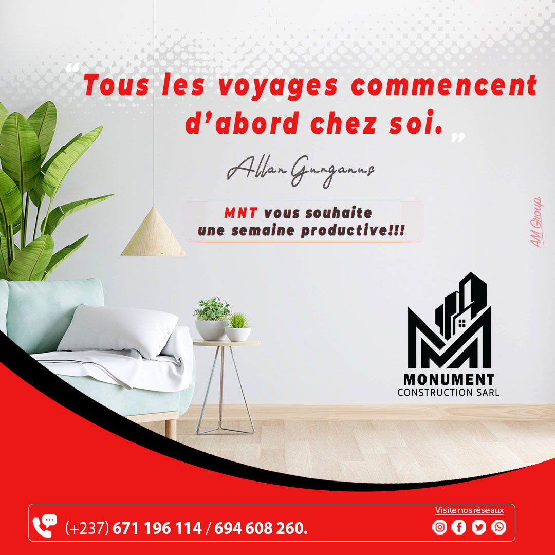 MONUMENTCONSTR1's tweet photo. ‘’Tous les voyages commencent chez soi’’
Allan Gurganus

#MNT vous souhaite une semaine productive !

#construction #rénovation #bâtiment #MNT https://t.co/L6B7eBnyNS