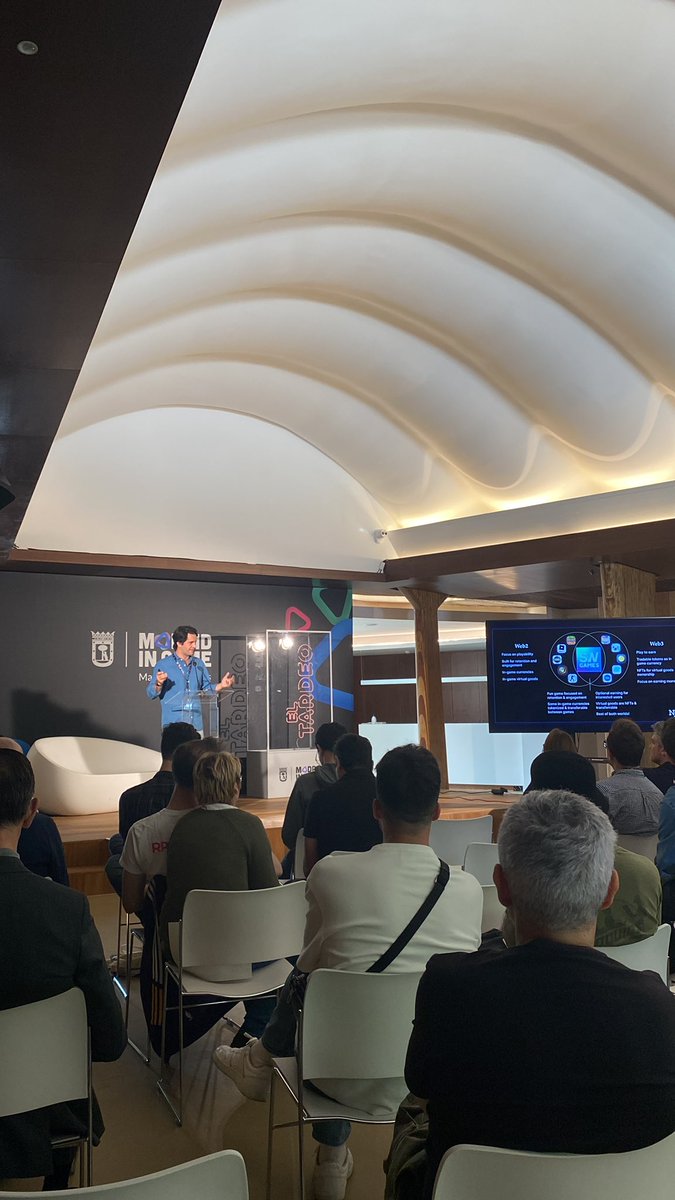 crispybacon1eth's tweet photo. Gm players!
I pitched @SecondWorld_io this morning in @MadridinGame 🌍🎮
#SecondWorldGames #HappyMonday #ByPlayers4Players https://t.co/Gu0NWyToxt