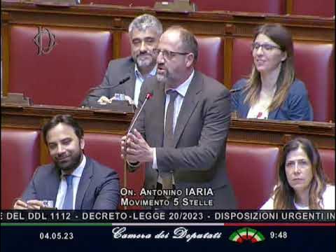 Antonino Iaria - M5S Camera - Intervento in Aula - 04/05/2023 youtube.com/watch?v=JigpZc…