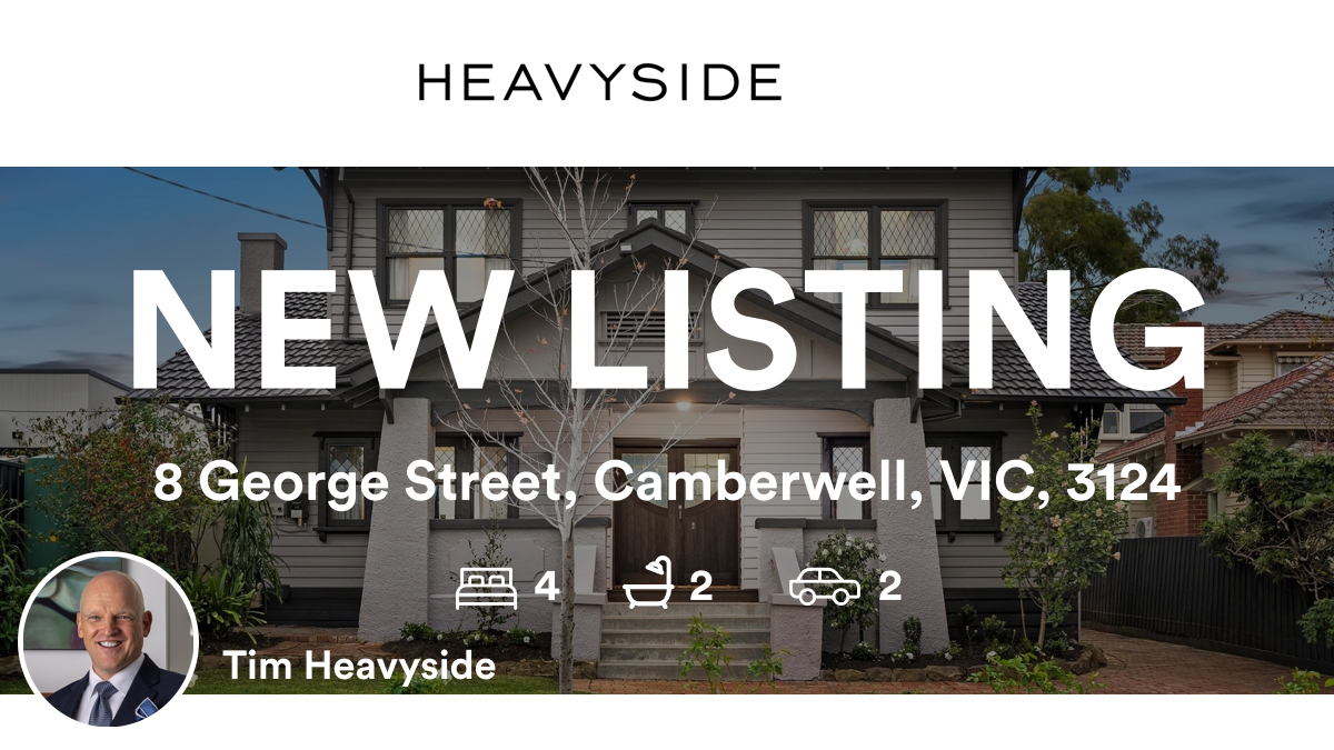 🛌 4 🛀 2 🚘 2
📍 8 George Street, Camberwell, VIC, 3124

My latest listing on RateMyAgent.

rma.reviews/9trnh4HBL0Bl

...
#ratemyagent #realestate #HEAVYSIDE
