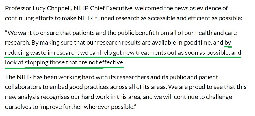 TranspariMED's tweet photo. Clinical trial transparency accelerates access to better treatments

- says NIHR's @LucyChappell2, who leads the funder with the strongest research waste safeguards worldwide:

https://t.co/Z698NdUYIz @NIHRresearch @tarik_suljic @m_haslberger https://t.co/NoB1B6xFvs