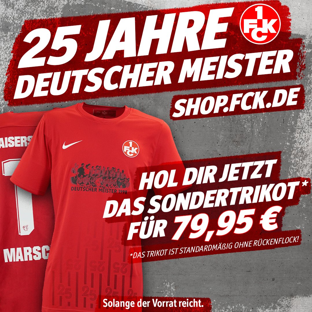 1. FC Kaiserslautern on Twitter: "Vor 25 Jahren wurde der #FCK