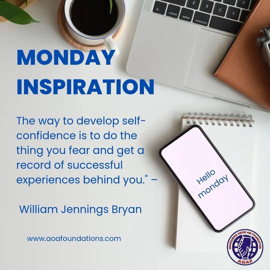 AnneOgozi's tweet photo. Self confidence is an important component in the foundation of success and happiness for every person.
One's confidence can become shaky and unstable if it depends on other people's validation only. 
To have a positive outlook in life, we all have to gain self confidence https://t.co/laNcZgNc6a