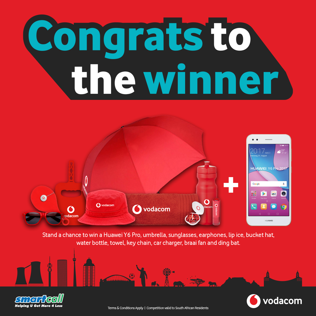 SmartcallVSP2's tweet image. Congratulations to our lucky #SmartAgent Grace 👏👏 Keep working hard

You could be next, simply RICA, Recharge and Activate #VodacomVSP2 starters. #SmartcallWin #VodacomVSP2