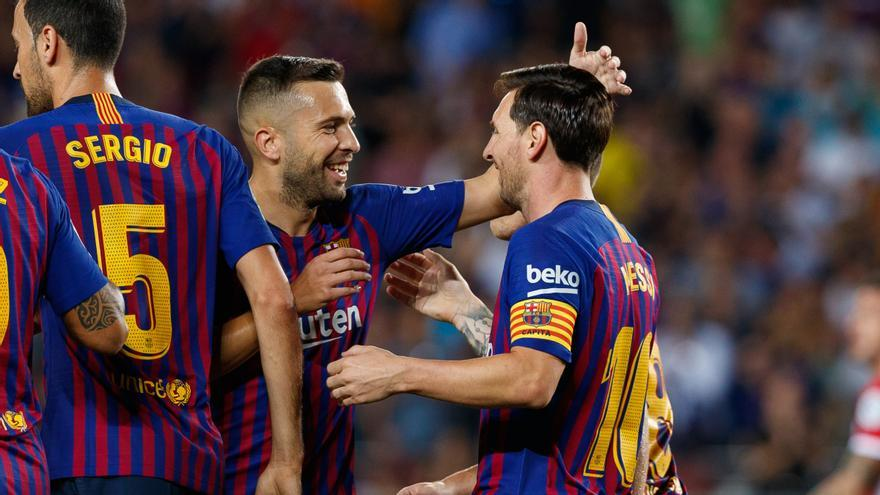 elchiringuitotv's tweet photo. 💣 BOMBAZO MUNDIAL de @elchiringuitotv y @Marsallorente💣

Messi, al Al-Hilal ✅
Busquets, al Al-Hilal ✅
Jordi Alba, al Al-Hilal ⏳

🟣 ¡Todos los detalles, en nuestro Twitch! https://t.co/uy59B6tvAR https://t.co/zKuCYET3FS