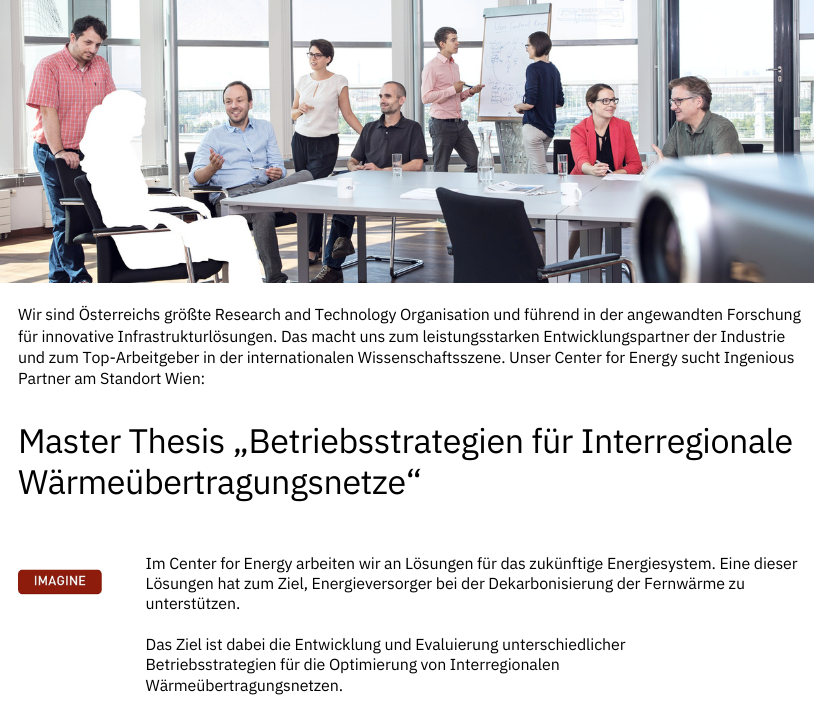 NEFI_AT's tweet photo. #NewEnergyforIndustry #Joballert
⁉ Die #Masterarbeit rückt näher & Du suchst ein Thema. @AITtomorrow2day sucht zum nächst möglichen Zeitpunkt eine*n Masterstudierende*n für ein spannendes Thema im Rahmen unseres #NEFI Projektes #HeatHighway.
📩unter: https://t.co/taJBtiPIUB https://t.co/tECcS8INL3