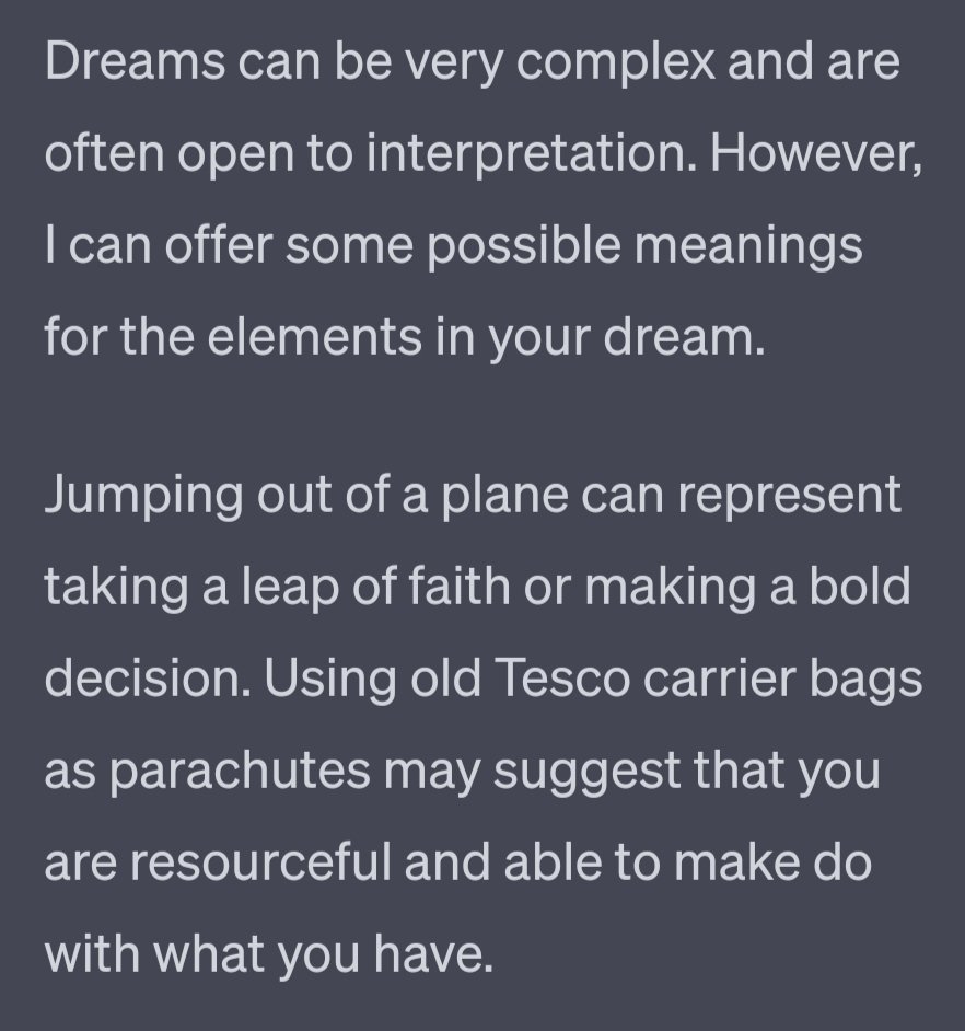 AiProblemPage's tweet image. The problems come thick and fast today.  Here we try to help an anxious sleeper with some dream interpretation.  #AiProblems
