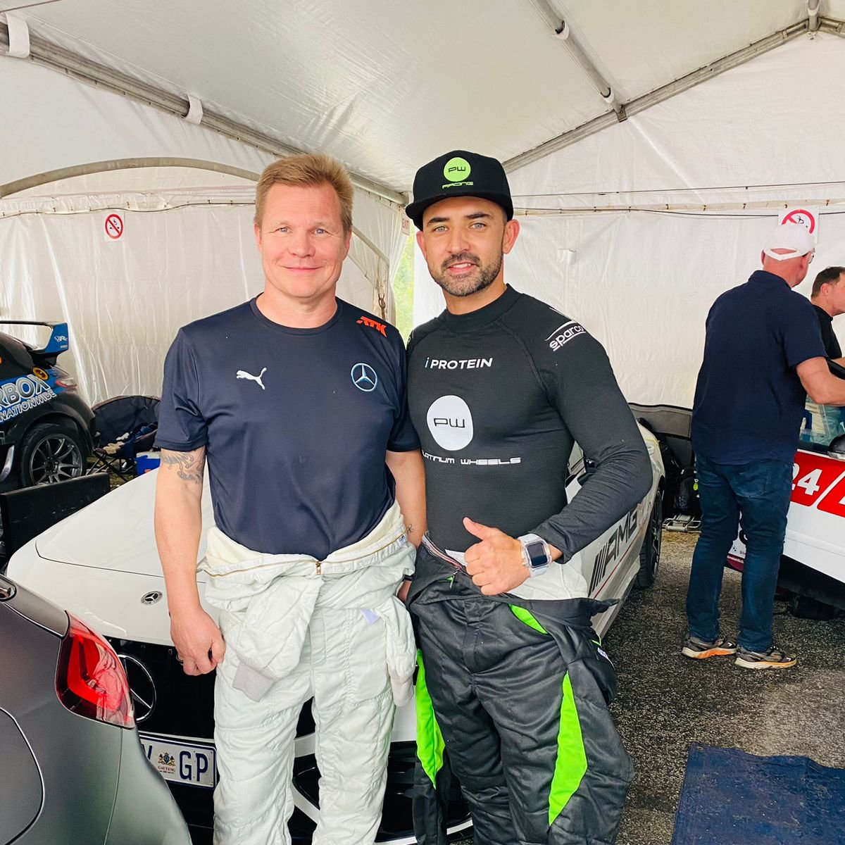 Perhaps one of the best experiences @SpeedFestivalCX this weekend was to share the track with these racing legends
@Petter_Solberg 
@HenningSolberg 
Mika Salo

#Honoured #Racing #SimolaHillclimb @vdwalt1