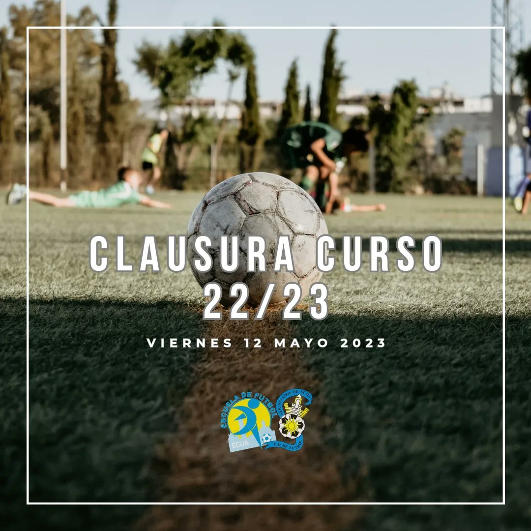 Clausura 22/23, Viernes 12 de Mayo.

Si pasáis adelante tenéis los horarios con las diferentes actividades para este viernes.

¡ven a despedir el curso con nosotros!