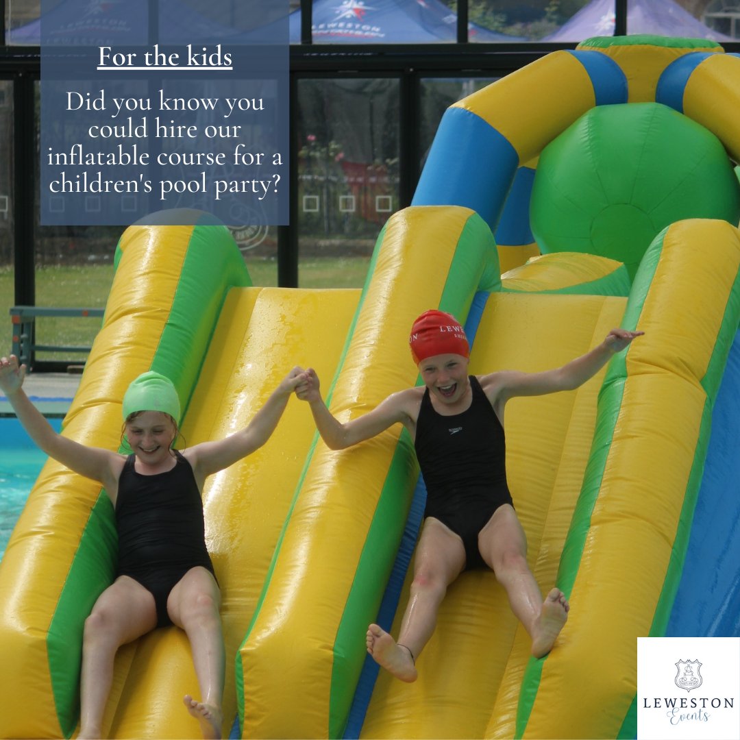 lewestonevents's tweet photo. Pool Parties! πββοΈ
Did you know that you could hire the pool exclusively for birthday pool parties at the weekends and during the holidays? This also includes our 15m inflatable course!
For more information and to book, email events@leweston.dorset.sch.uk
#LewestonEvents https://t.co/2I6DzX2DN0