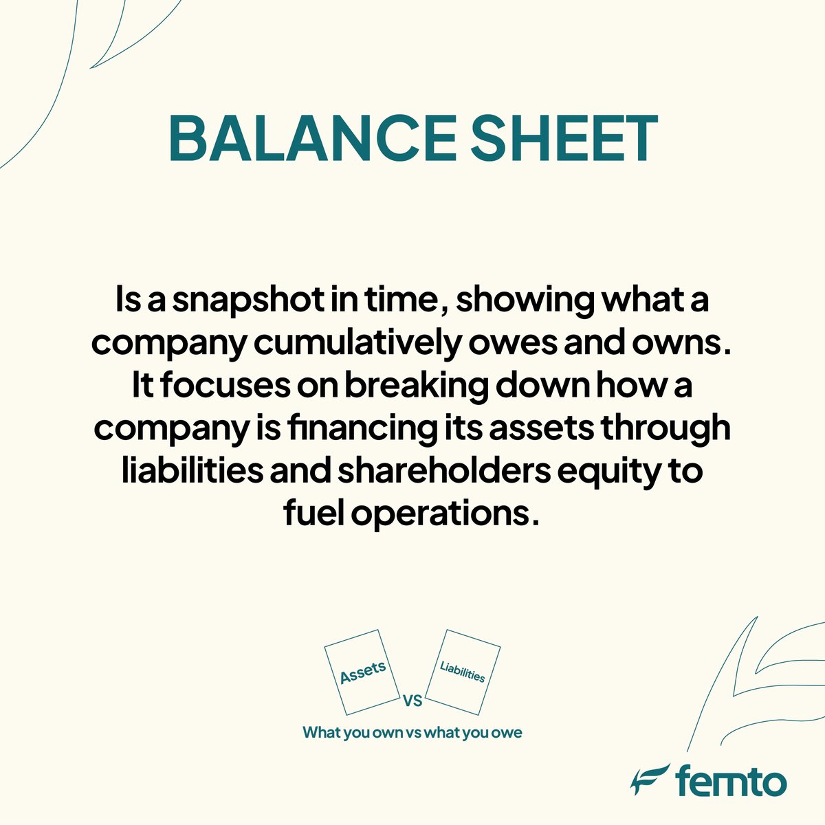 Femto_fpa's tweet photo. Financial statements are records that convey the financial performance of a company. They play a pivotal role for management decision making process when prepared periodically to provide insights into business health and progress over time.
#financialplanningandanalysis https://t.co/E0YXeWoZ4D