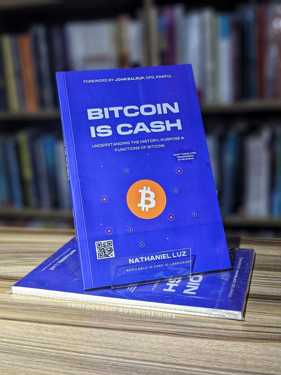 Rovingheights's tweet photo. Understanding the history, purpose & function of Bitcoin.
#BitcoinIsCash
Author: @nathaniel_luz
NGN 15,000 https://t.co/BsYWMDEpy5