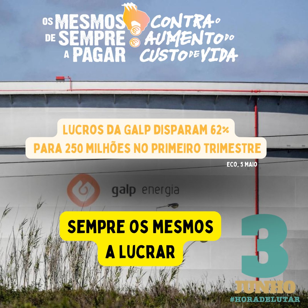smpmovimento's tweet photo. Enquanto os mesmos de sempre a lucrar continuam a engordar. Os mesmos de sempre a pagar continuam a ficar cada vez com maiores dificuldades para enfrentar o dia a dia.
No dia 3 razões não faltam para sair à rua.
#acriseaumenta #povonãoaguenta #3junho #osmesmosdesempreapagar https://t.co/hHP3SlMoOm