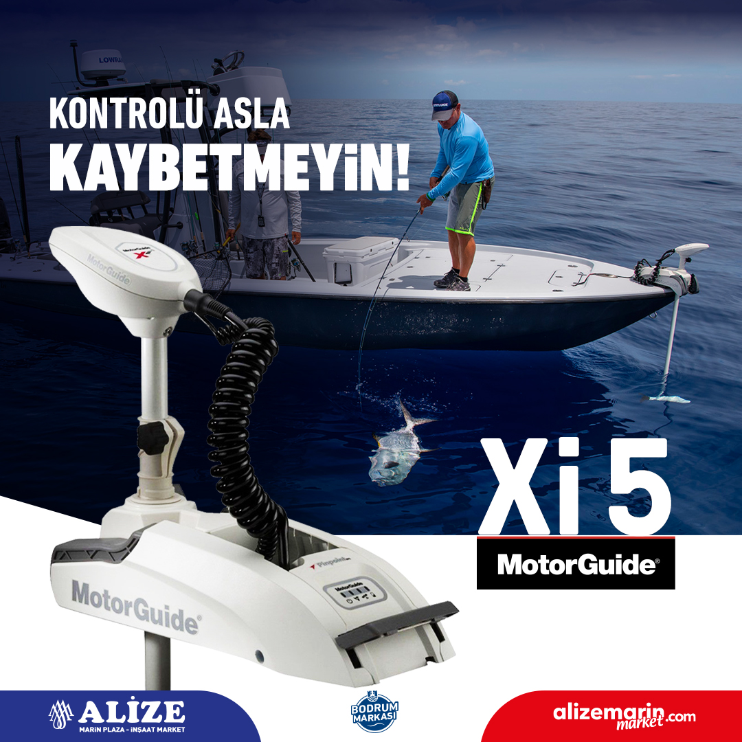 AlizeBodrum's tweet image. Kullanımı kolay, sınıfındaki en sessiz motor.
Tamamen yeni Xi5 standart kablosuz kumanda, kullanımı kolay stoper ve SecureStep özellikli ekran ve çok sessiz çalışma özelliğine sahiptir.

#motorguide #motorguideco #balıkavı #sanalçapa #fishing #alizebodrum