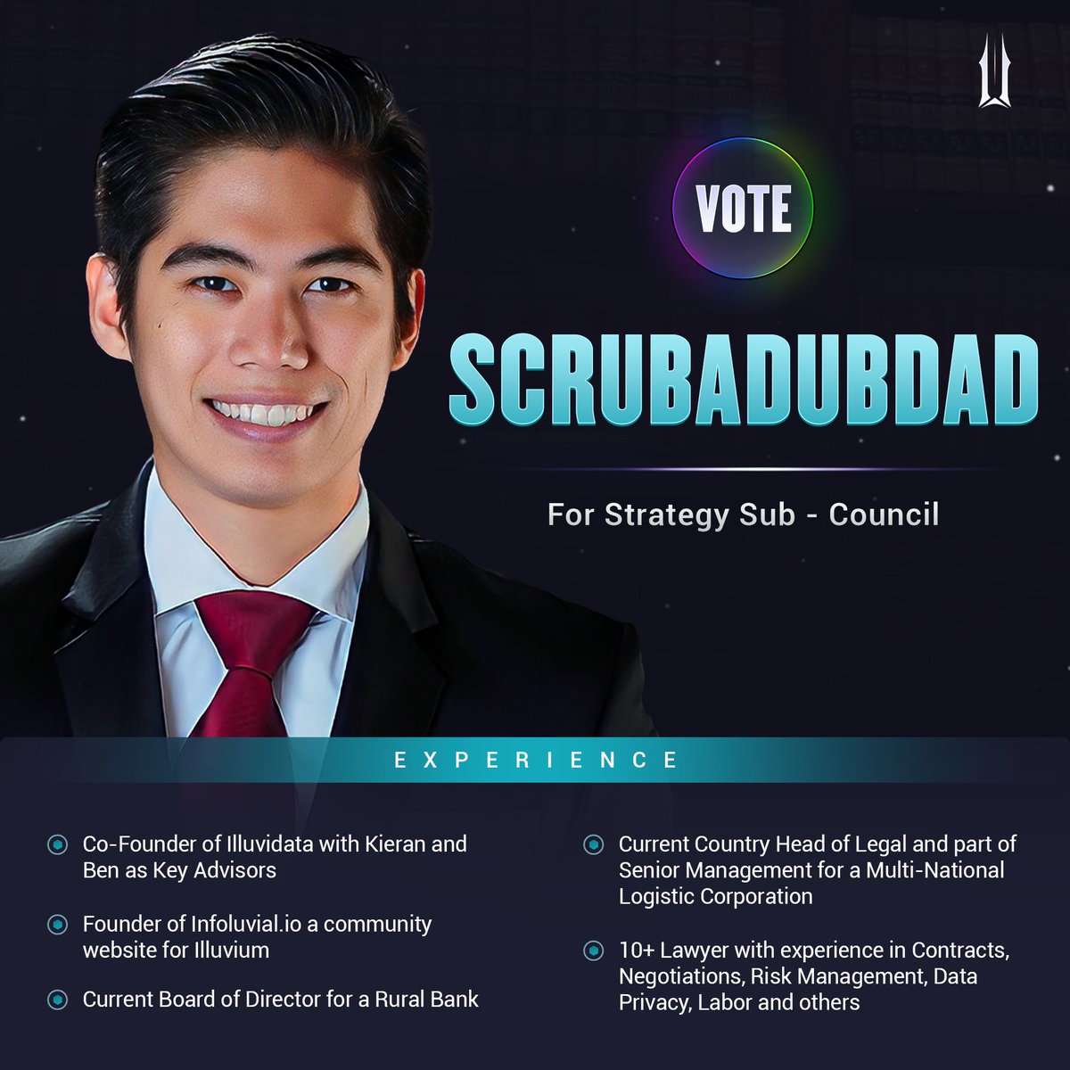 Voting has officially started for Epoch 8 &amp; if you havent been following it, I am running for Strategy Sub-Council.

There are other great candidates running as well. So make sure to cast your vote!

Did you know you can split your votes as well? Make yourself heard &amp; VOTE!
