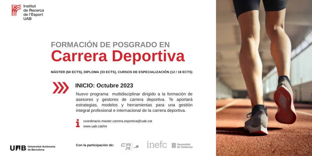 Institut de Recerca de l'Esport (IRE-UAB) tweet media