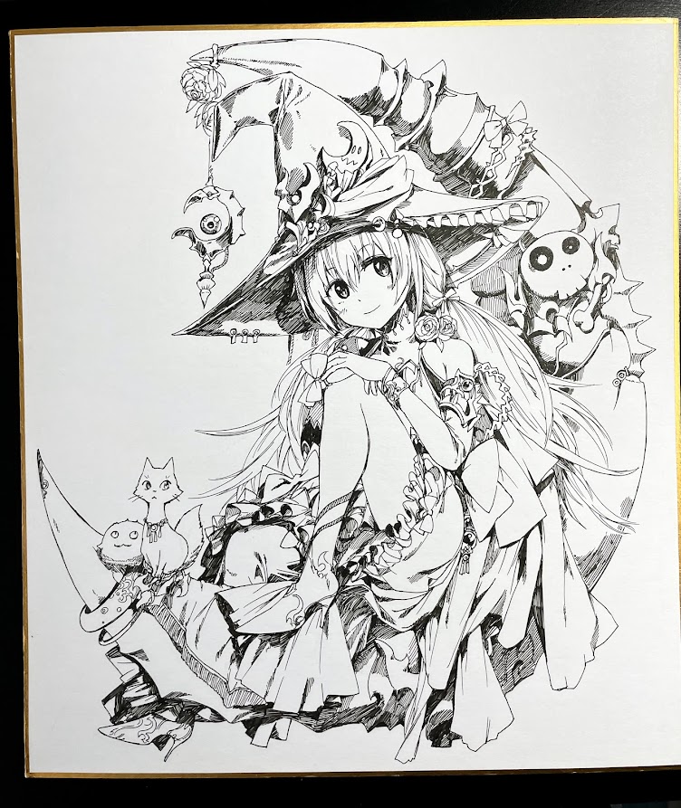 uraki08jun's tweet photo. 魔女
#ペン画 #イラスト #アナログ絵 #ボールペン画 https://t.co/yTO4kNlyzu