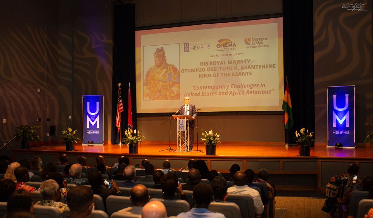 Asante_nation's tweet photo. GREAT NEWS!
Otumfuoโs Trip To Memphis, USA Bears Fruit For Ghanaian Students.
A trip to Memphis in the United States by Asantehene, Otumfuo Osei Tutu II has birthed a Memorandum of Understanding (MoU) between the Ghana Scholarships Secretariat and the University of Memphis. https://t.co/rWD9Q7Ew4S