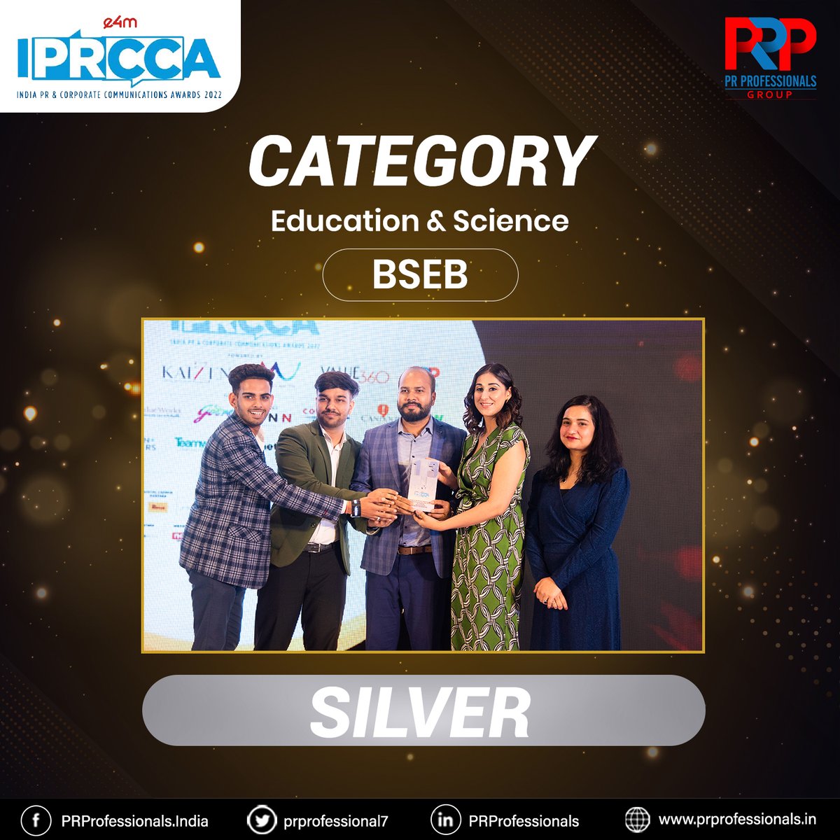 prprofessional7's tweet photo. Get ready to break out the confetti because #PRProfessionals has some exciting news to share!

We are over the moon to announce that we have received 10 awards at the prestigious #IPRCCA Awards 2022.  (1/3) https://t.co/jDDeW1QlXW