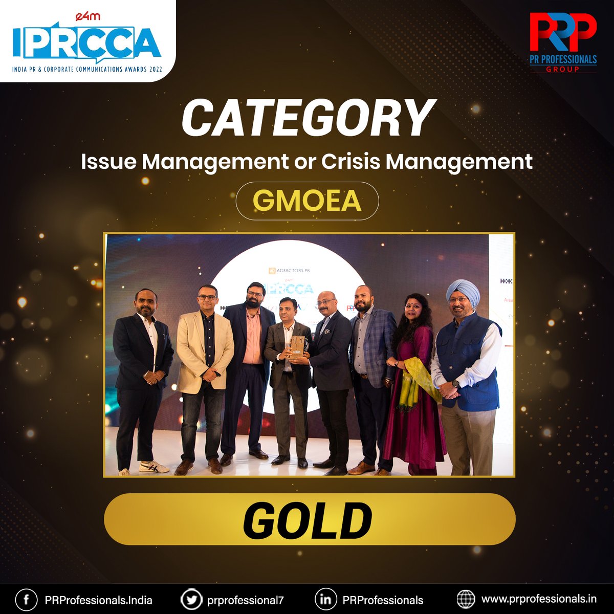 prprofessional7's tweet photo. Get ready to break out the confetti because #PRProfessionals has some exciting news to share!

We are over the moon to announce that we have received 10 awards at the prestigious #IPRCCA Awards 2022.  (1/3) https://t.co/jDDeW1QlXW