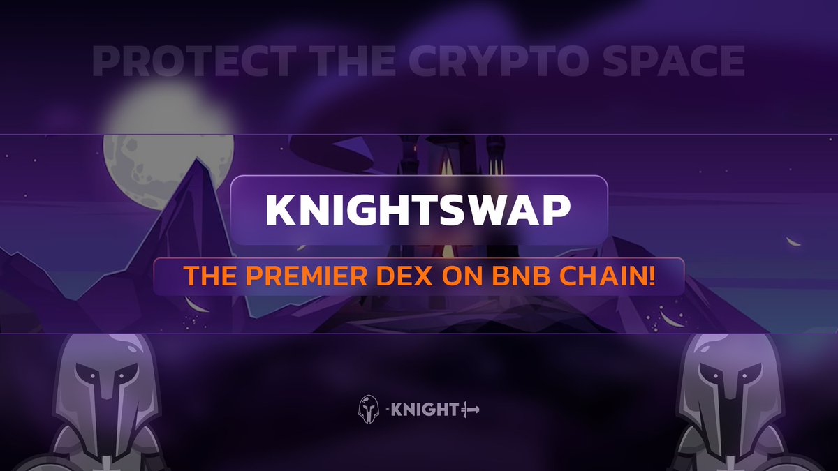 KnightEcosystem's tweet photo. Looking to integrate your real-world business into the world of decentralized finance? 👀

Look no further than KnightSwap, the premier DEX on BNB Chain! With high-quality experience and reliable yields, 
it's the perfect place to get started 🔥

#DeFi #BNB #KnightSwap⚔️ #Finance https://t.co/hW9Q3mOPep