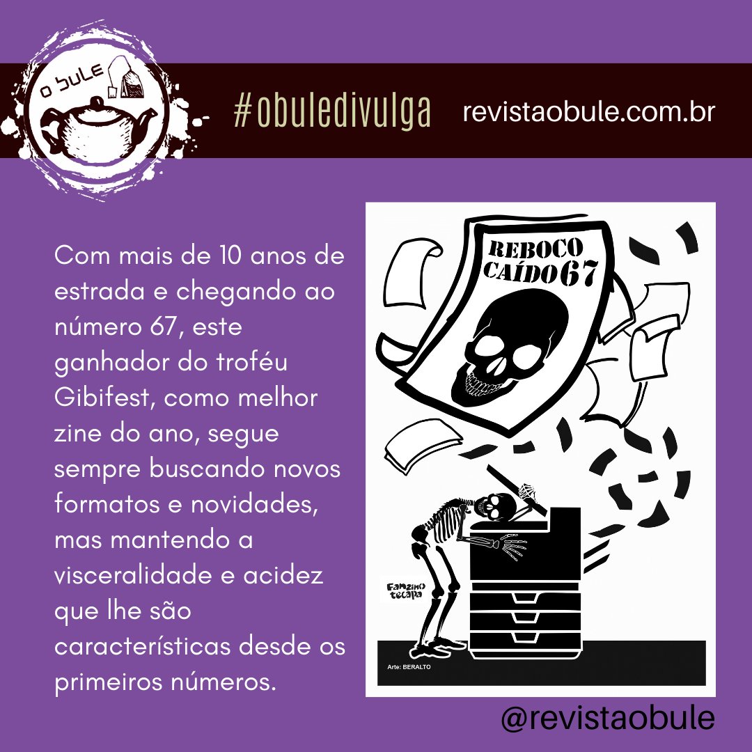 revistaobule's tweet photo. O zine ‘Reboco Caído’ pode ser adquirido pelo e-mail editoramerdanamao@yahoo.com ou direto com o autor -fsb1975@yahoo.com.br.
#fabiodasilvabarbosa #obuledivulga #releases #revistaobule #obule https://t.co/QG1hiY9QwK