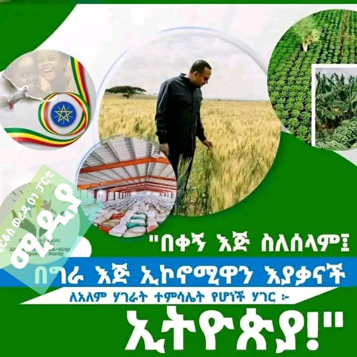 KirkosW5's tweet photo. "በቀኝ እጅ ስለሰላም! ፤ በግራ እጅ ኢኮኖሚዋን እያቃናች ለአለም ሃገራት ተምሳሌት የሆነች ሃገር ፦ ኢትዮጵያ!"
መልካም ሳምንት! https://t.co/wXTVDJ6RWW