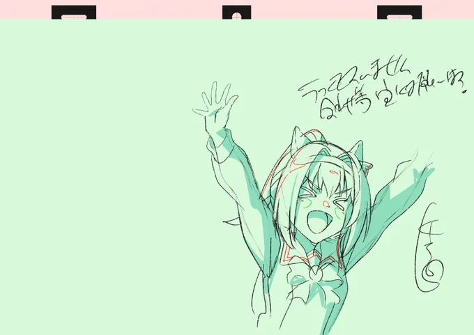 RTTT 第4話 総作監修  ライスとウララをやっと描けたのが嬉しかったカットです。  #ウマ娘 #ウマ娘ロードトゥーザトップ
