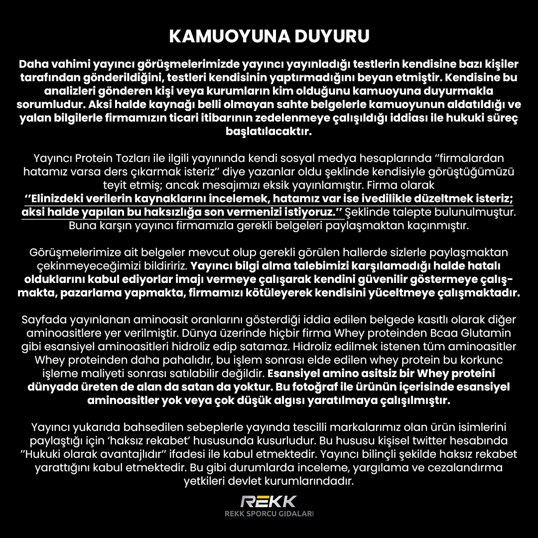 ssnsportscomtr's tweet photo. KAMUOYUNA DUYURU
Firmamız ile ilgili sosyal mecralarda ve web sitelerinde yer alan bir takım iddialarla ilgili olarak kamuoyunun aydınlatılması için açıklama yapma gereği zorunluluğu doğmuştur. https://t.co/dN31NUrHEt