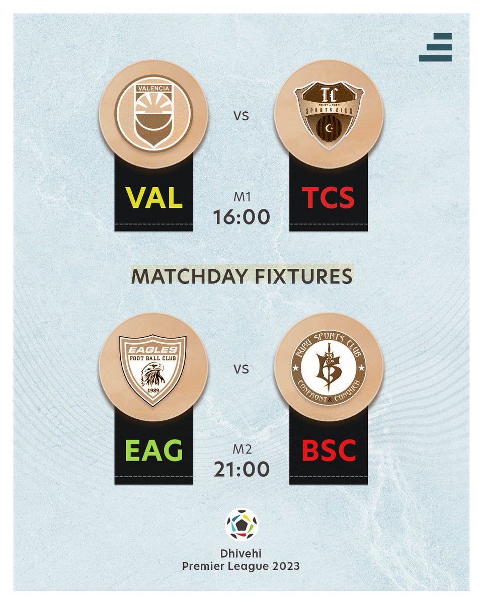 sidibarimv's tweet photo. Dhivehi Premier league 2023
MATCH DAY 1
Join our Telegram Channel for latest updates: https://t.co/drqaNdiufR
#sidibari #sports #football #maldives #dhivehifutuboalha #fam #dpl #odpl #VALTCS #EAGBSC https://t.co/X73GMEwl29