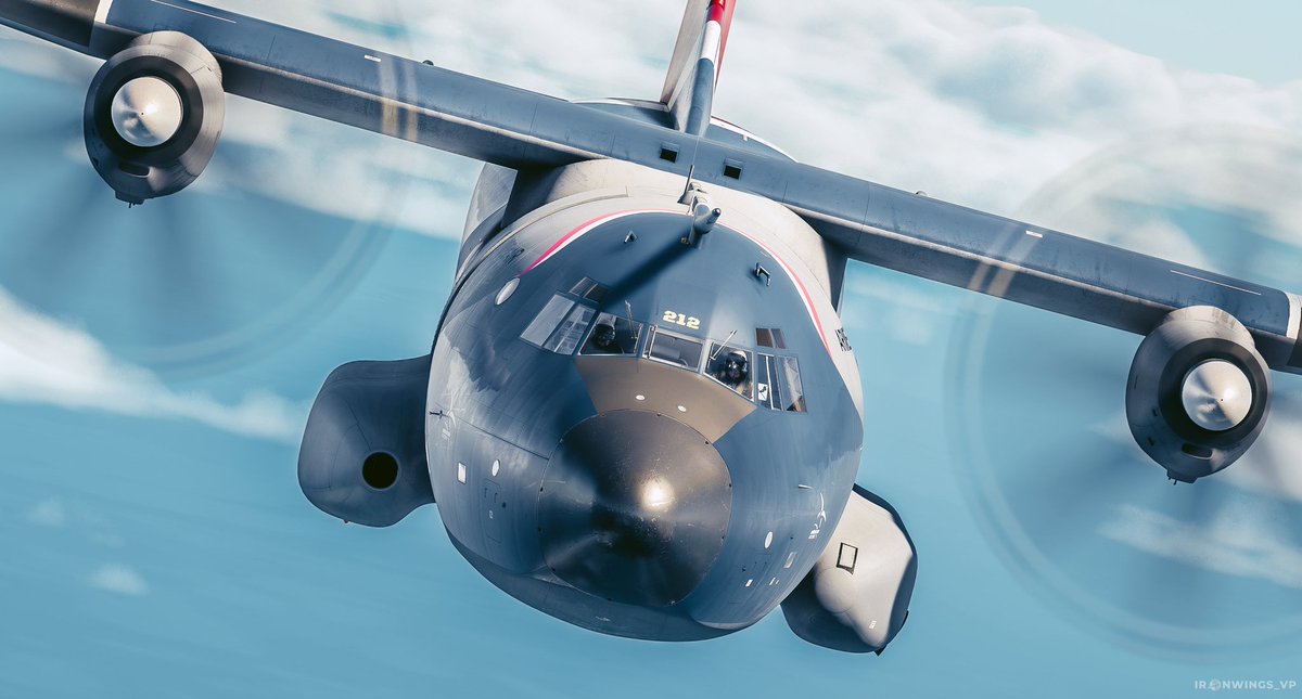 IronWings_VP's tweet image. C160 Transall from #AzurPoly
Beautiful aircraft with completely new feature, flairs🤩
#MicrosoftFlightSimulator #Aviation #AvGeek #xbox    #XboxSeriesX #C160 #Transall
