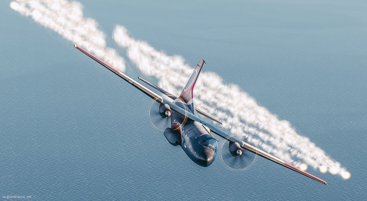 IronWings_VP's tweet image. C160 Transall from #AzurPoly
Beautiful aircraft with completely new feature, flairs🤩
#MicrosoftFlightSimulator #Aviation #AvGeek #xbox    #XboxSeriesX #C160 #Transall