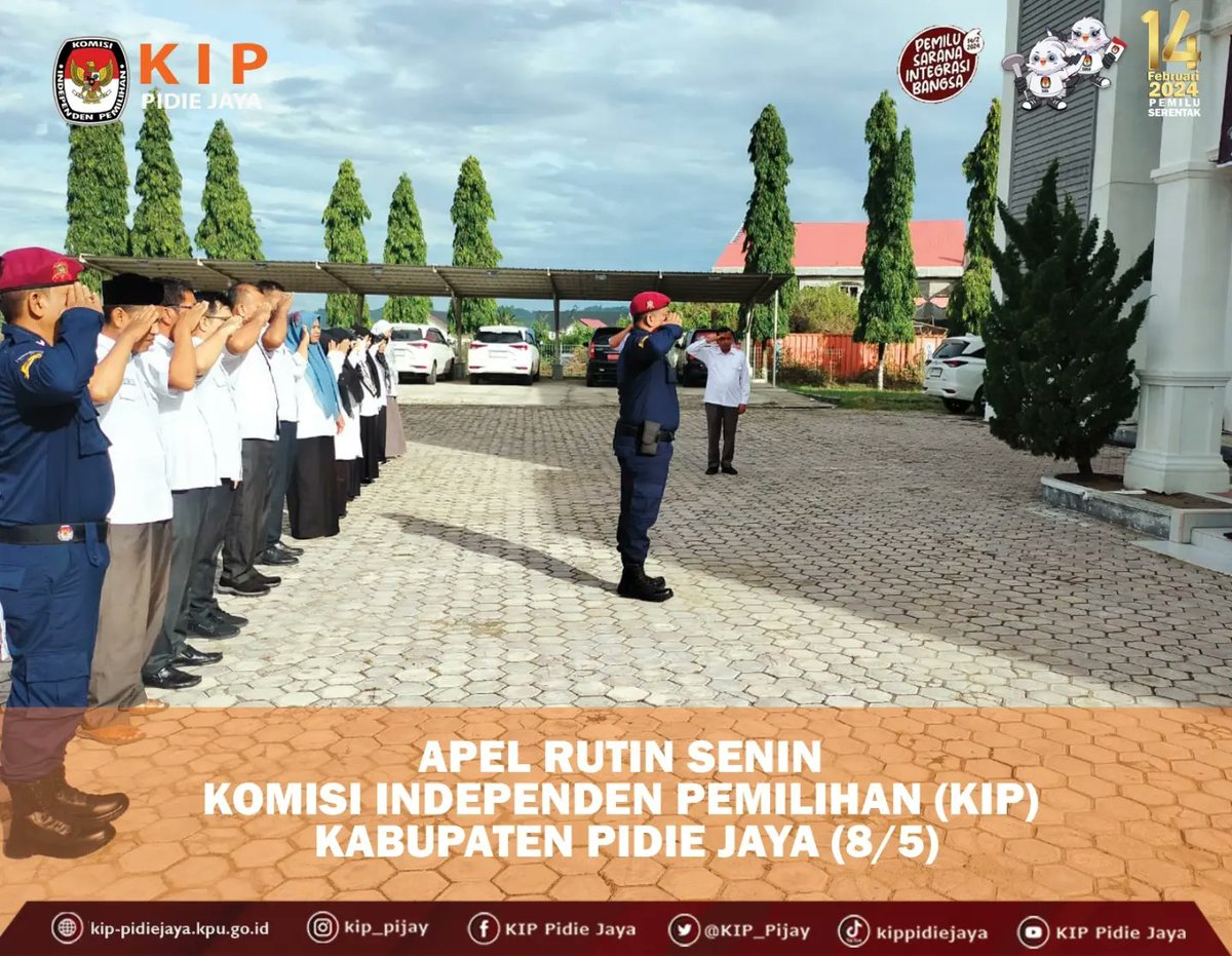 KIP_Pijay's tweet photo. #temanpemilih
Pelaksanaan tahapan Pemilu Tahun 2024 terus berlanjut hingga saat ini memasuki penerimaan Calon Legislatif DPRK  Pidie Jaya dan hendaknya panitia menerima tamu dengan penuh etika dengan 3S (Sapa, Salam dan Senyum)
#KIPPidieJaya 
#kpumelayani 
#pemiluserentak2024 https://t.co/5HklyjoCrD