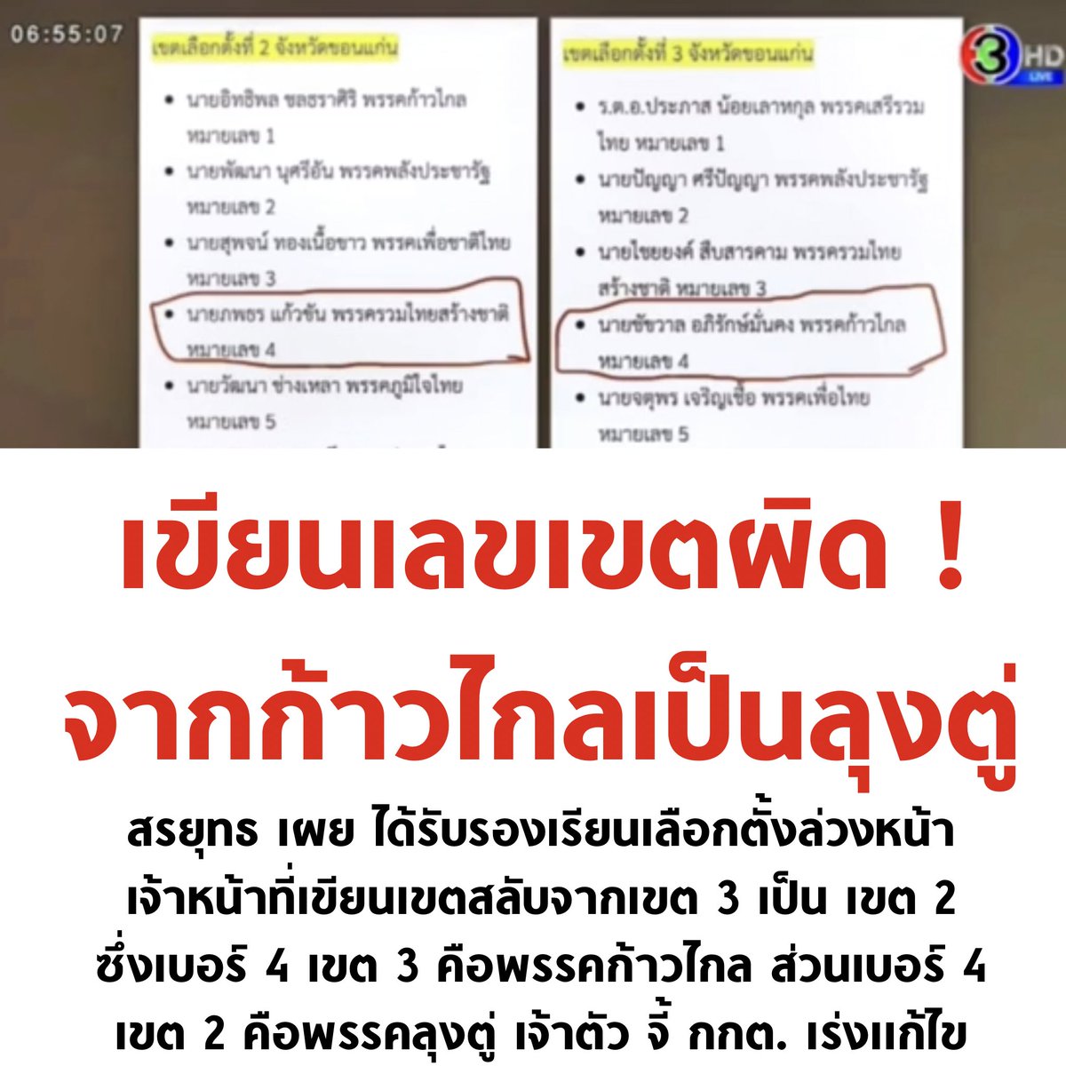 อันนี้โคตรแย่

#เลือกตั้งล่วงหน้า #กกตมีไว้ทำไม #กาก้าวไกลทั้ง2ใบ