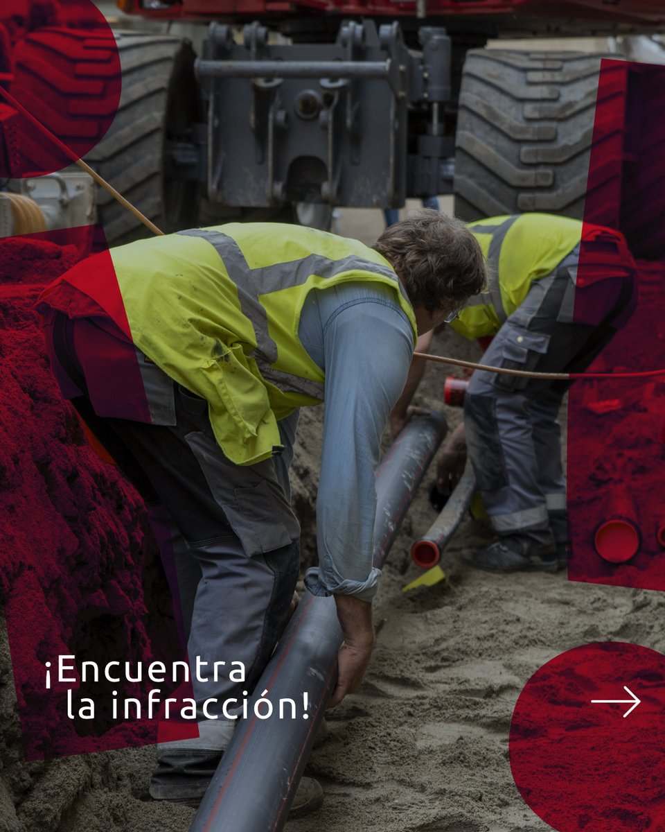 FormaPrevencion's tweet image. ¿Has descubierto el error de seguridad de esta imagen? ¡Cuéntanoslo en un comentario! 🔍
Recuerda que la seguridad laboral es de lo más importante. Por eso, echa un vistazo a nuestros cursos PRL. 👉 bit.ly/41gB2zQ

#FormaciónPrevención #trabajosenaltura #encuentraelerror