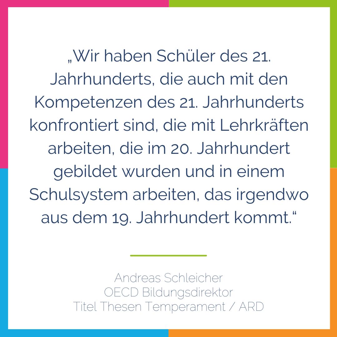 Das war eine Reaktion des OECD-Bildungsdirektors Andreas Schleicher auf den neuen Dokumentarfilm von Simon Marian Hoffmann #Bildungsgang (ab 11. Mai in ausgewählten Kinos)
Zum #TTT-Beitrag 🔗lnkd.in/eGRFKPnS
Mehr Infos zum Film 🔗lnkd.in/ezR72FUK