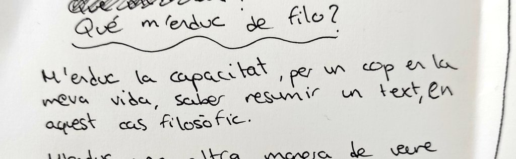 Pot semblar poca cosa, però és una petita victòria que m'alegra. Hi ha moltes coses del curs de 2n de batx a millorar, però les bastides de resum han funcionat i molts alumnes han fet progressos. #TILCoBarbàrie 
Bastides --&gt; tuit.cat/c6zME