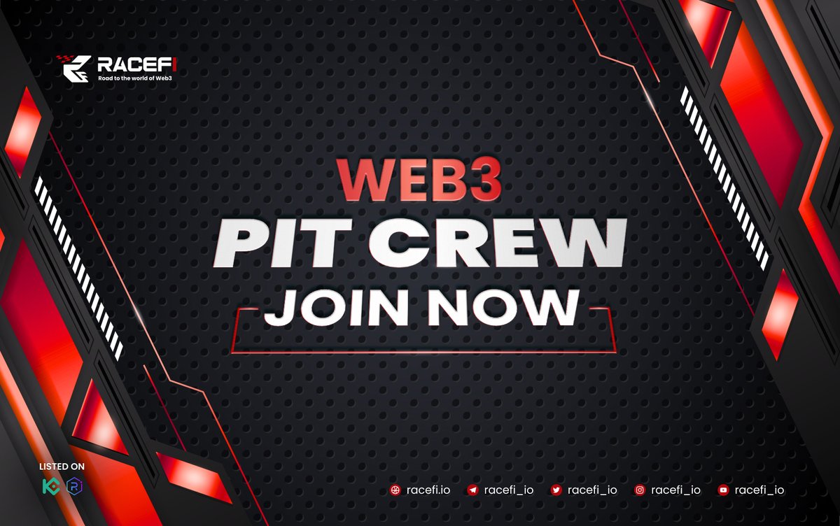 racefi_io's tweet photo. 📢Calling all content creators!💥

Introducing RaceFi: Web3 Pit-Crew, a program to encourage our community to create engaging and original contents 🔥🔥🔥 

Members will have a chance to receive a variety of benefits🎁including special rewards, promotions on RaceFi social channels, and more!

How to apply:
✅ Open a ticket on RaceFi Discord: https://t.co/DtrHdhAqGf

👉Find all the details here: https://t.co/xFtcenOwHQ 

#RACEFI #Solana #BNBChain #Pitcrew #RacingGame #Web3Pitcrew #RaceFiNFTs