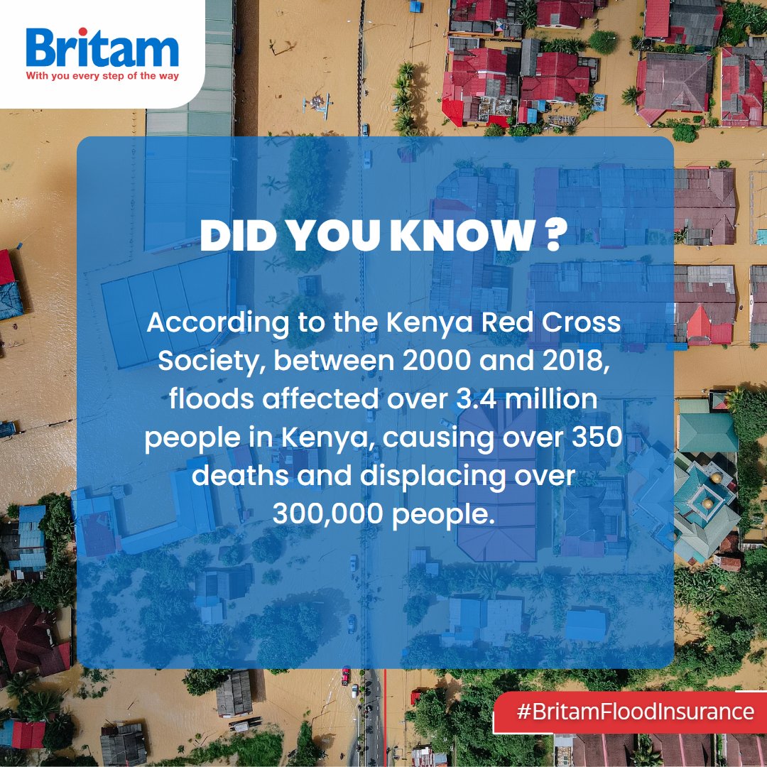 Did you know?
#InclusiveInsurance | #BritamCares | #BritamFloodInsurance