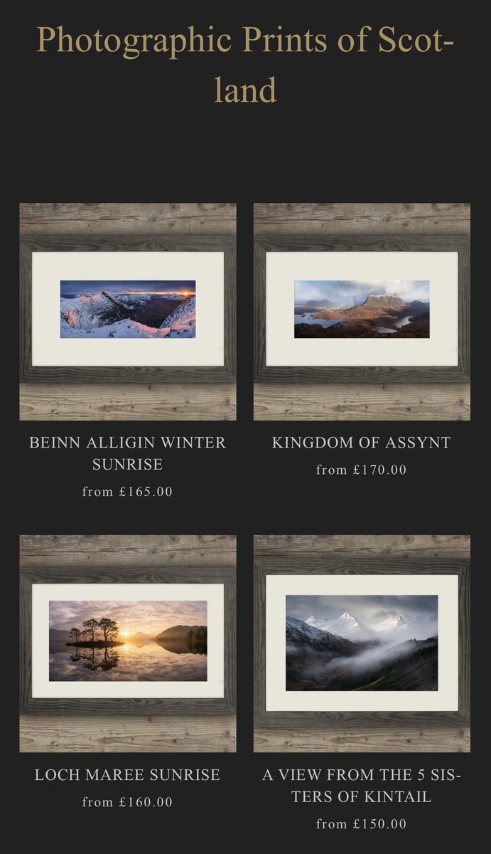 Framed prints now offered on my website, taking all the inconvenience out of purchasing a print.

simonatkinsonphotography.com/shop