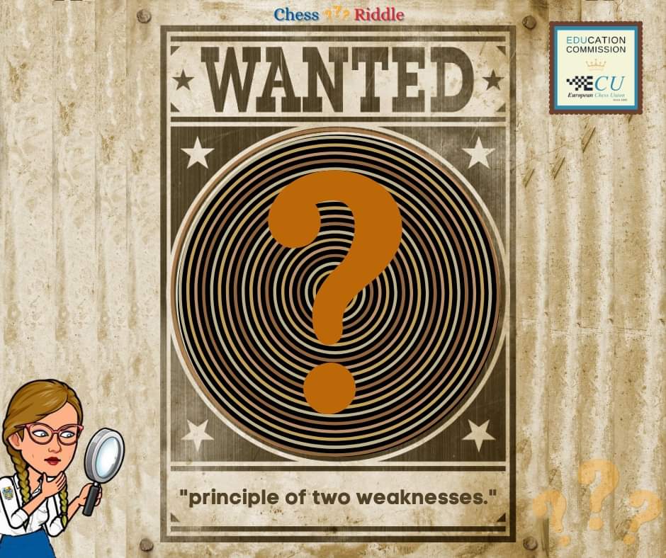 ECU_Education's tweet image. #ChessRiddle

He was the first chess player who wrote about the &quot;principle of two weaknesses.&quot;

#EducationalChess #ChessforEducation #TeachersChess #ECUedu