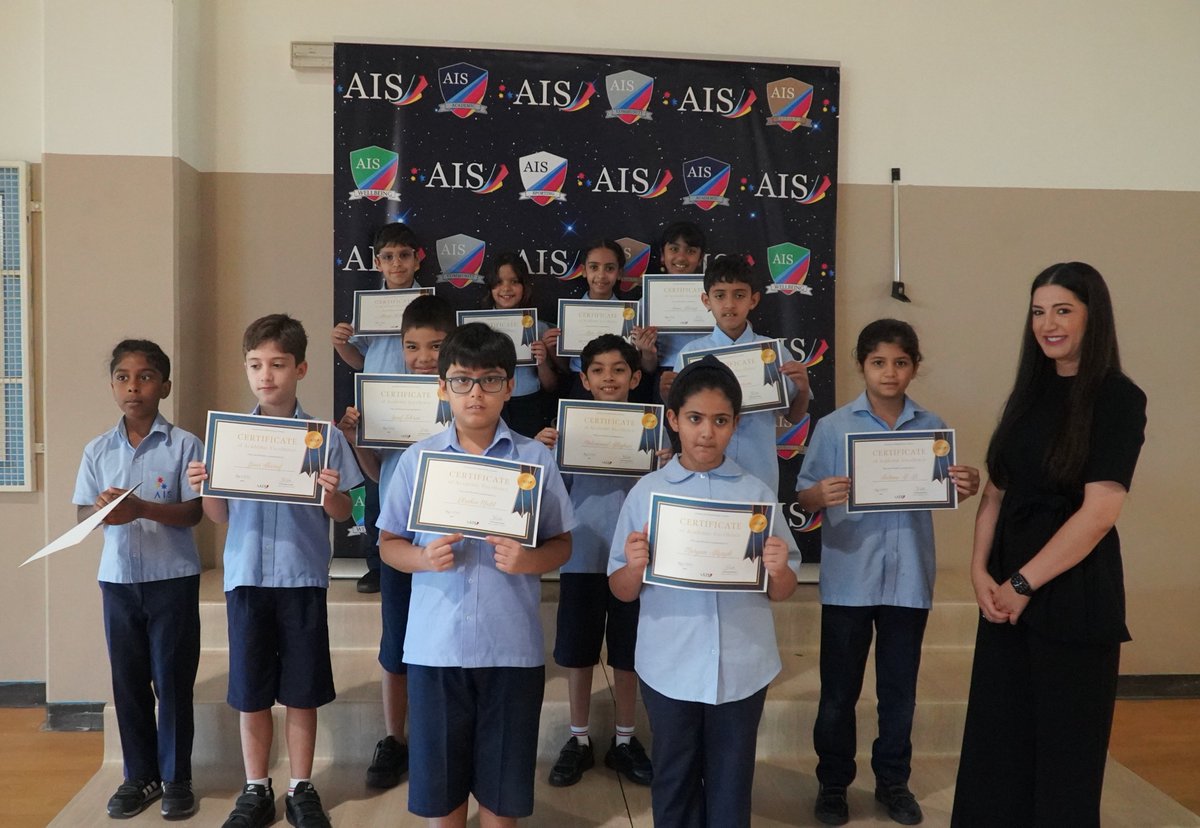 AIS_PrimarySch's tweet photo. Congratulations to all Grade 3 - 6 students who received an Academic Excellence award at today's Primary School Academic Award Assembly.⭐️

Keep up the excellent work! 

#AISPrimarySch #AISGrade3 #AISGrade4 #AISGrade5 #AISGrade6 https://t.co/YwWZwa36ND