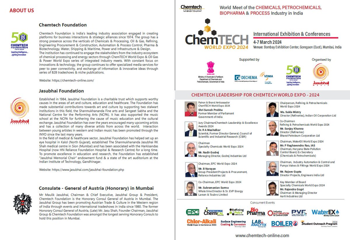 AustriainIndia's tweet image. On 75 Years of 🇦🇹🇮🇳 Diplomatic relationships &amp;amp; 50 Years of #ChemTech World Expo, #ClassicalConcerts in partnership with University of Vienna &amp;amp; Indian National Youth Orchestra, to be held in Vienna, Delhi &amp;amp; Lucknow, with 🇦🇹 &amp;amp; 🇮🇳 artists.
👇Brochure &amp;amp; Invite