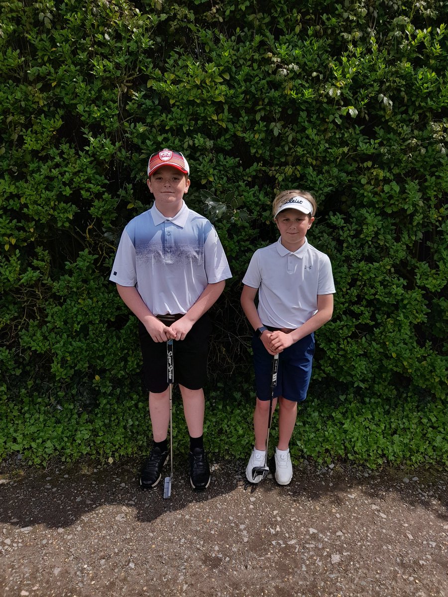 @WGCcourse Isaac Richardson & Jack Meakin were part of the Northamptinshire Boys team that defeated Cambridgeshire 10-8 at Ramsey golf club yesterday.
Well done boys.