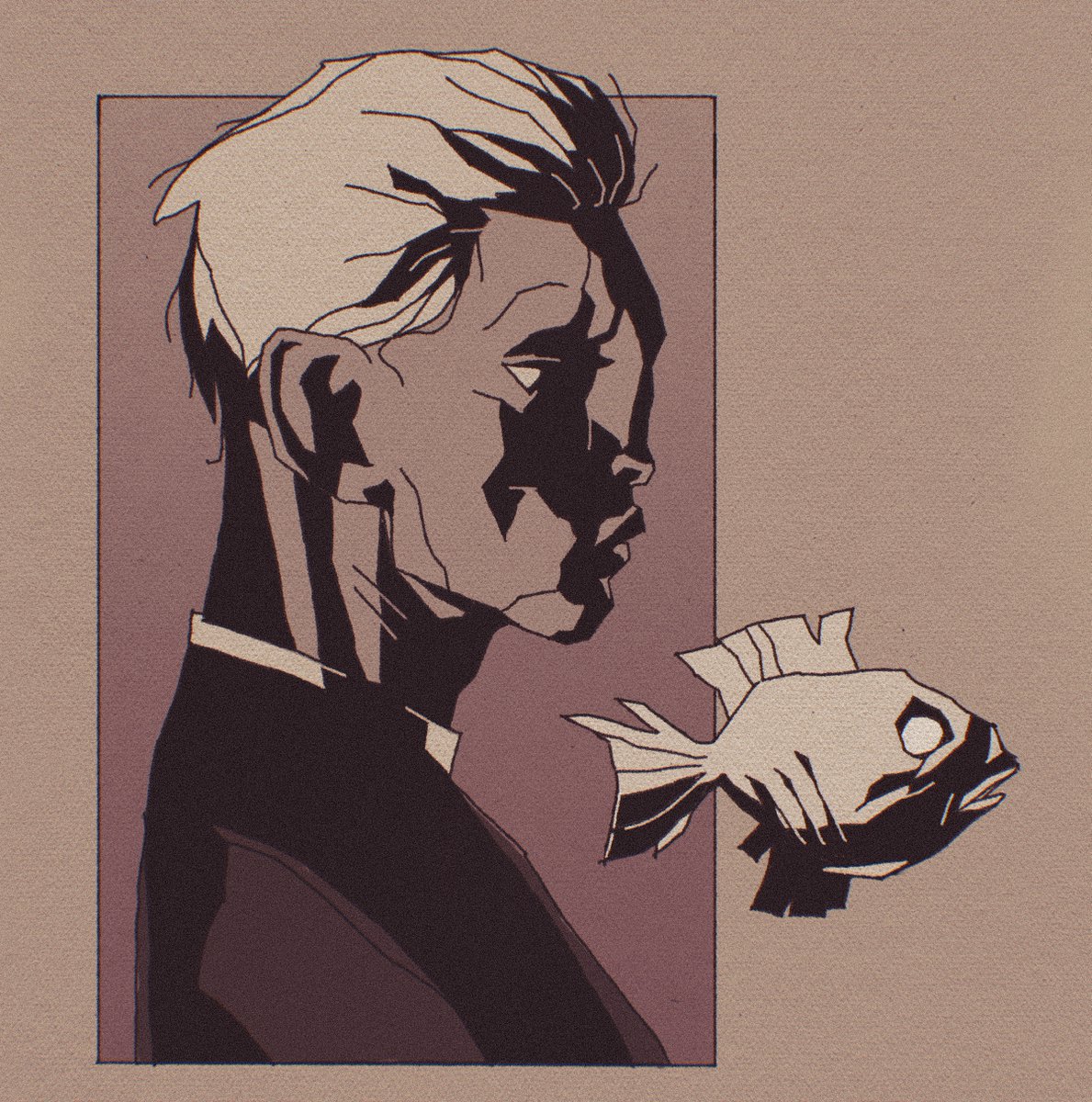 EddyMaurice's tweet photo. L'homme poisson #design #dessin #draw #drawing #drawings #illustration #illustrator #ink #ipad #painting #pencil #picoftheday #artoftheday #art #procreatebrush #Procreate #procreateart #graphiste #illustrate #drawingartist #digitalillustration #ink #inked #humanfish #portrait https://t.co/ZHaHl4tfUb